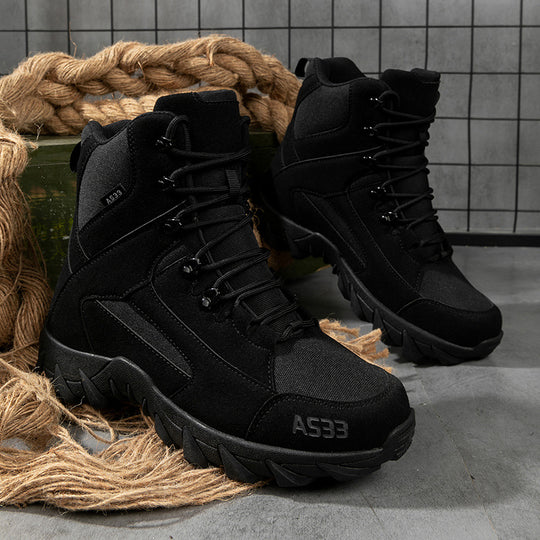Herren Multifunktionale Tactical-Boots mit hohem Knöchelschutz und rutschfester Sohle EB