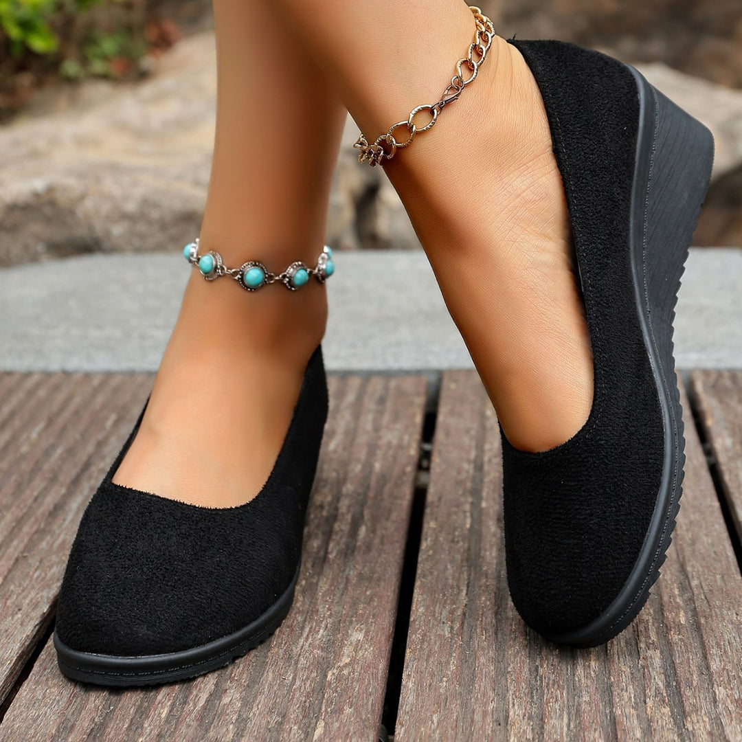 Damen Wedge-Ballerinas mit komfortabler Fußbettung und elegantem Design EB