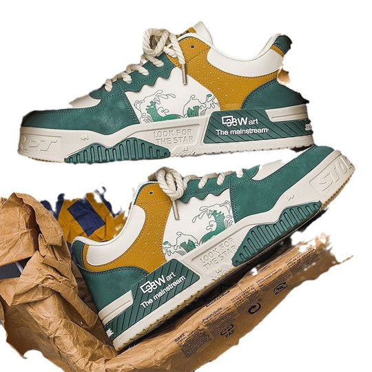 Herren Trendige Sneakers im Urban-Style mit außergewöhnlichem Design und komfortabler Sohle EB