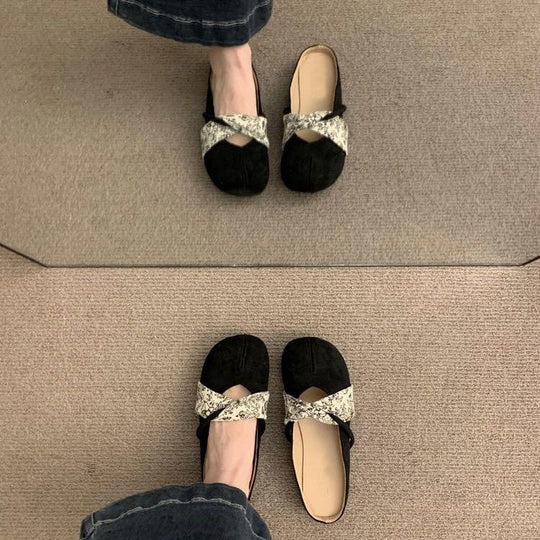 Damen Elegante und bequeme Clogs mit modischem Riemchen-Design EB