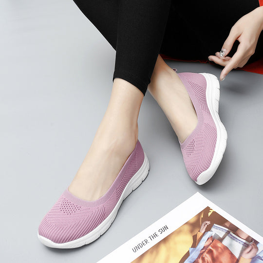Damen Bequeme Strick-Slippers für Alltag und Freizeit EB