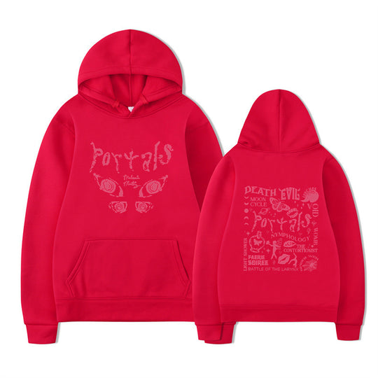 Damen Kapuzenpullover mit kreativem Motiv und bequemer Passform EB