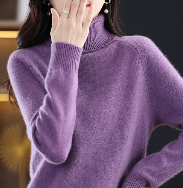 Damen Rollkragenpullover aus weichem EB