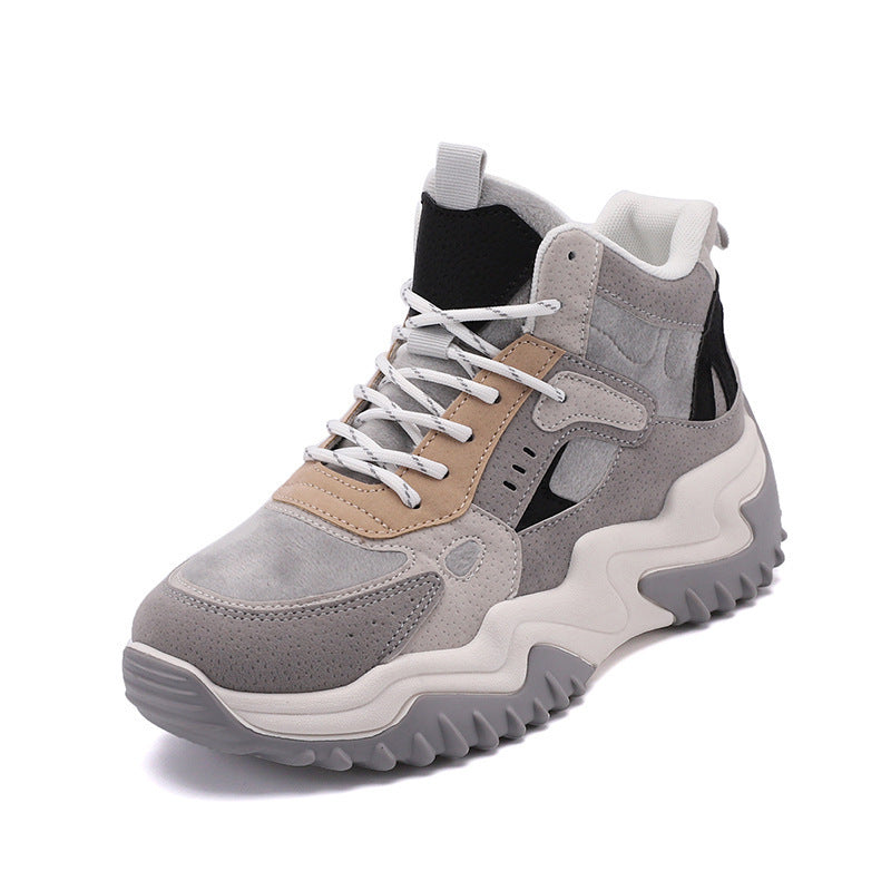 Damen Hohe Sneakers mit wärmendem Innenfutter und strukturiertem Design EB