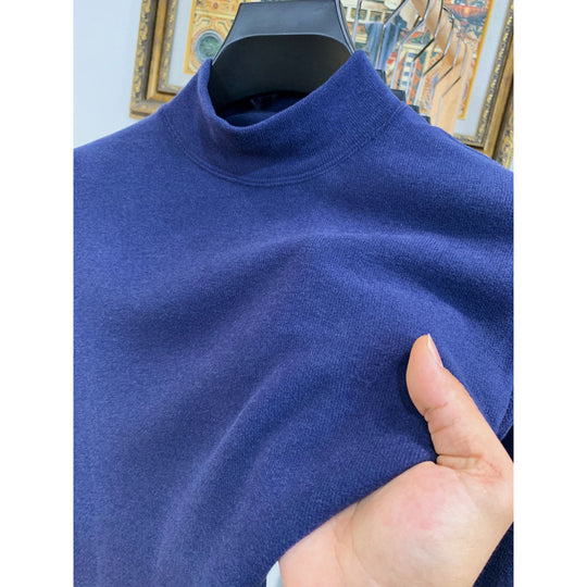 Damen Stehkragen Pullover aus weicher Baumwollmischung EB