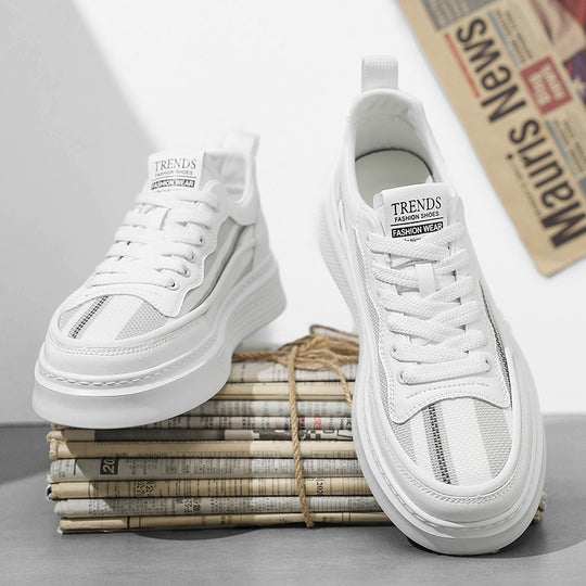 Damen Moderne Freizeitsneaker mit atmungsaktiver Netzstruktur und geschmeidiger Sohle EB