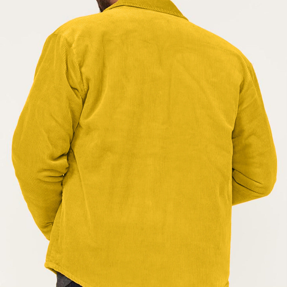 Herren Cordjacke mit utilitaristischen Details EB