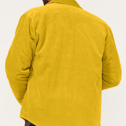 Herren Cordjacke mit utilitaristischen Details EB