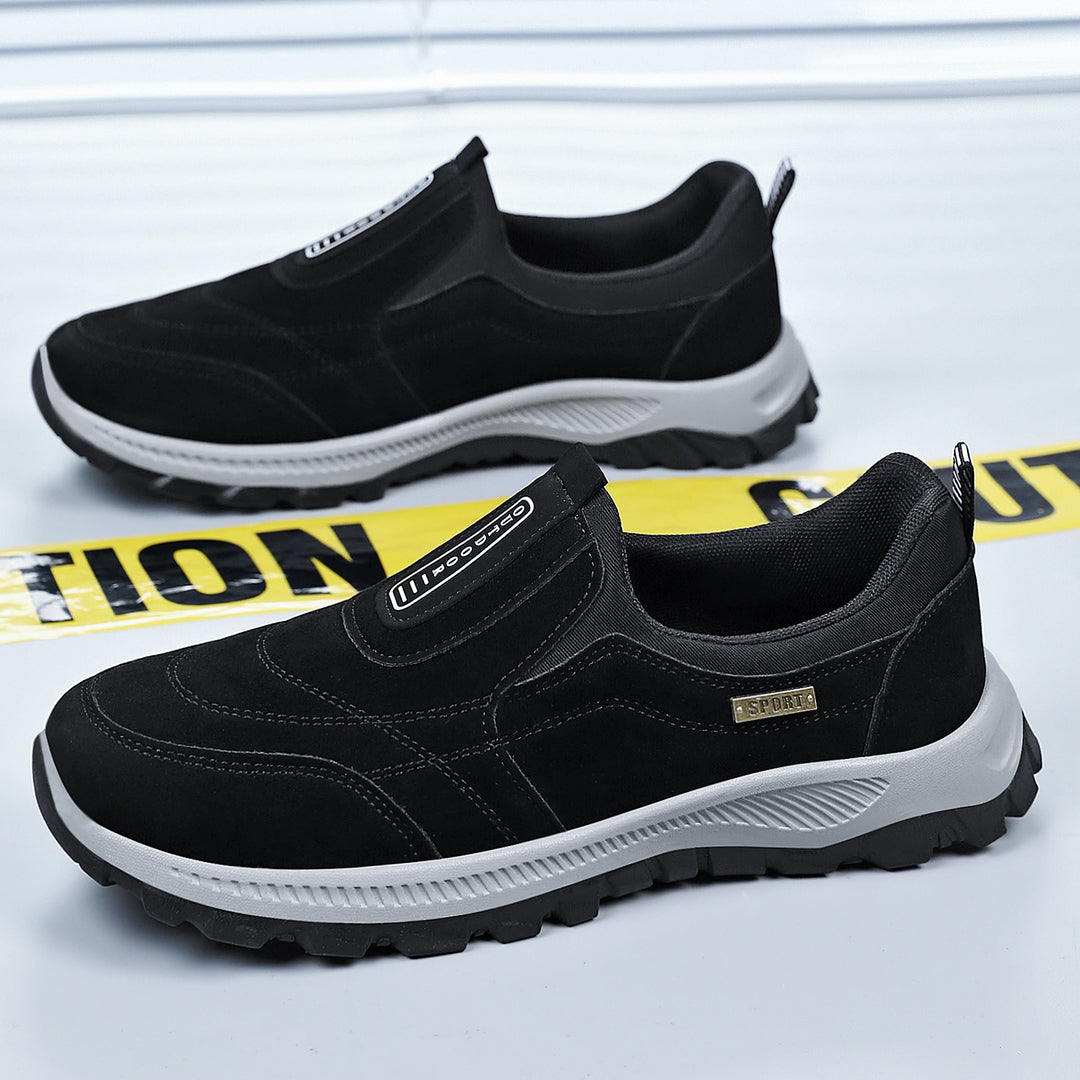 Damen Sportliche Slip-On Sneaker mit rutschfester Sohle EB