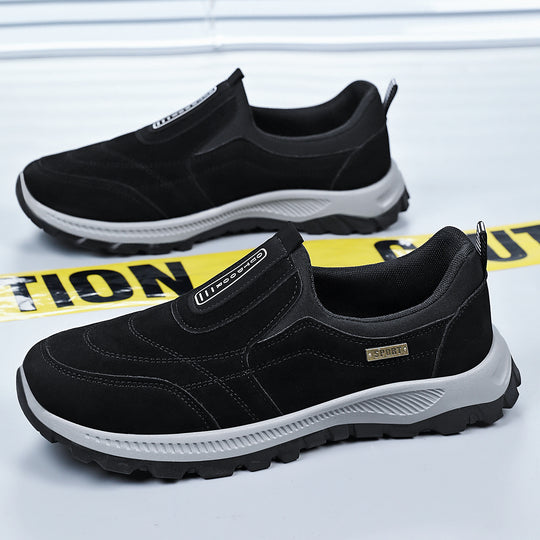 Damen Sportliche Slip-On Sneaker mit rutschfester Sohle EB