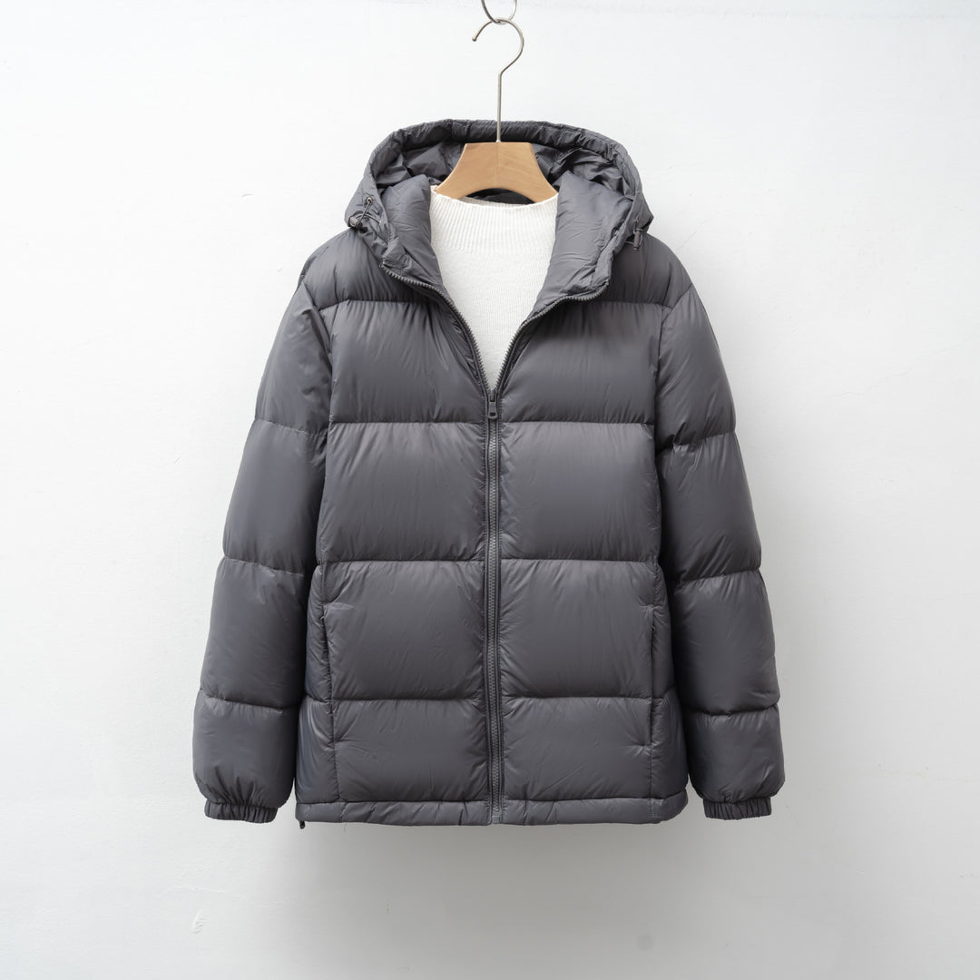 Damen leichte isolierte Winterjacke mit verstellbarer Kapuze EB