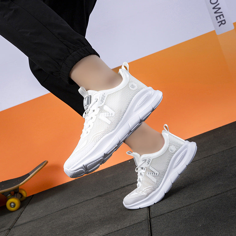 Damen Leichte und atmungsaktive Fitness-Sneaker mit dämpfender Sohle EB