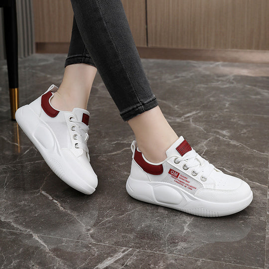 Damen modische Sneakers mit gepolsterter Laufsohle und griffigem Profil EB