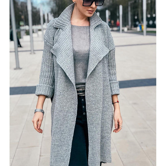 Damen oversized Strickmantel EB