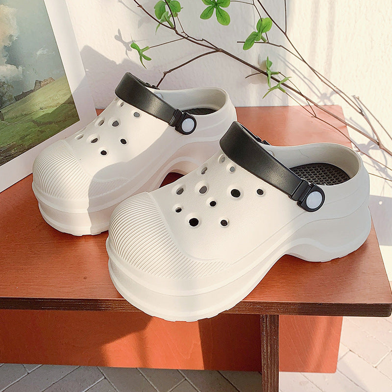 Damen modische Wasserclogs mit rutschfestem Design und verstellbarem Riemen EB