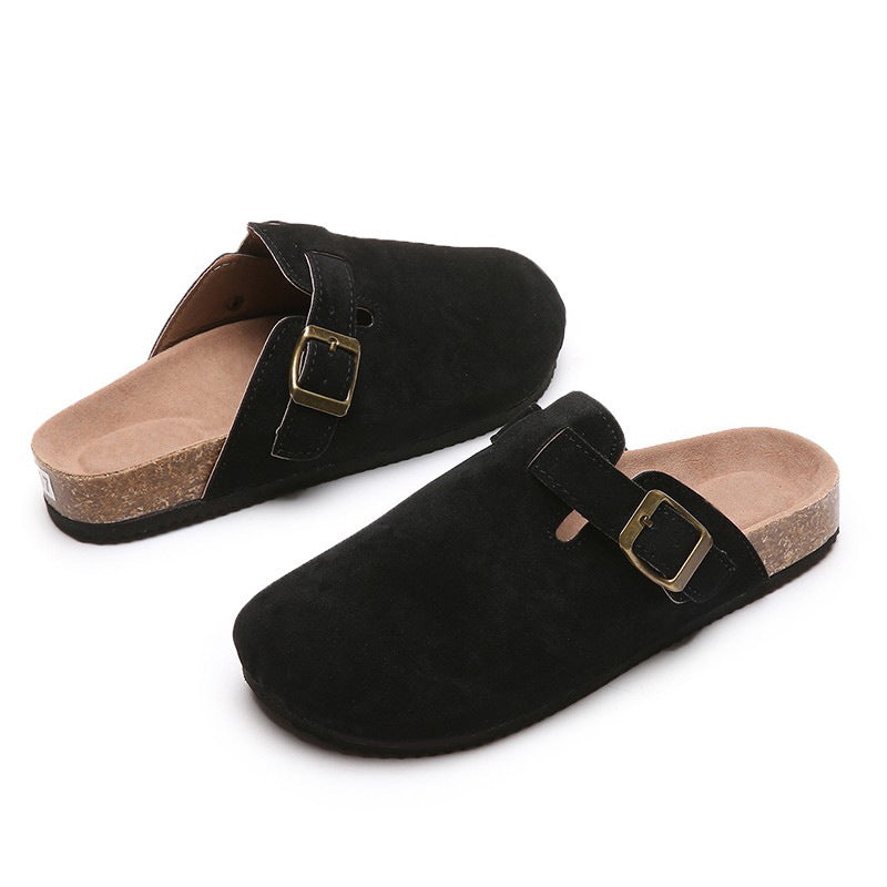 Damen Komfortable Clogs mit verstellbarem Riemen EB