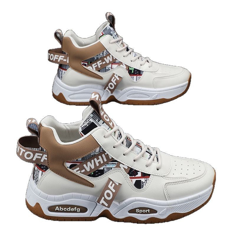 Damen Modische Hoch-Top Sneakers mit innovativem Design und dämpfendem Profil EB