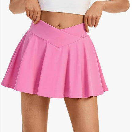 Damen Sportrock mit eingearbeiteten Shorts und praktischen Taschen EB