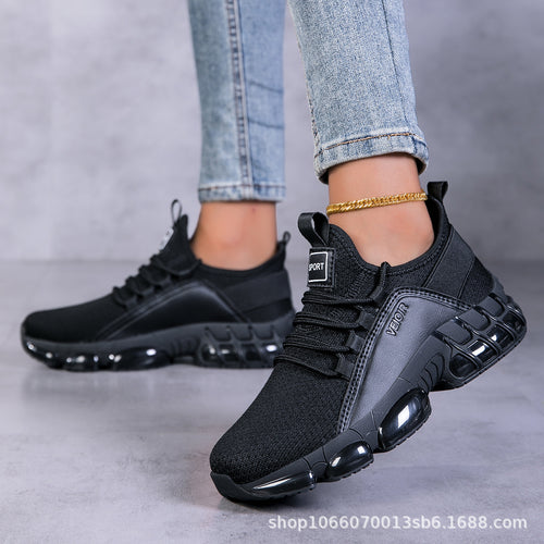 Damen Sportliche Laufschuhe mit stoßdämpfendem Obermaterial und atmungsaktiver Konstruktion EB