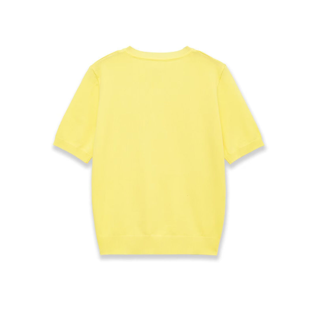 Damen Kurzarm-V-Ausschnitt Pullover EB