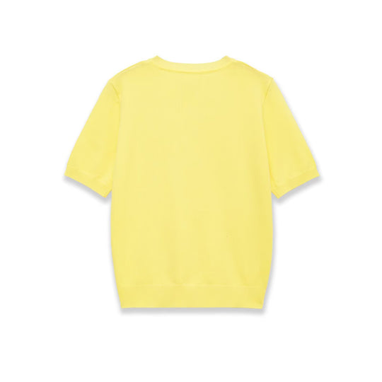 Damen Kurzarm-V-Ausschnitt Pullover EB