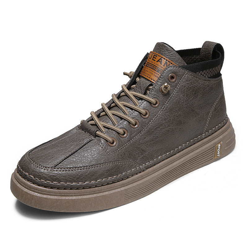 Herren modische Winterstiefel mit rutschfester Sohle und atmungsaktivem Innenfutter EB
