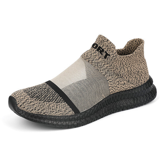Damen Sportliche Slip-On Laufschuhe mit atmungsaktivem Gewebe und flexiblem Design EB