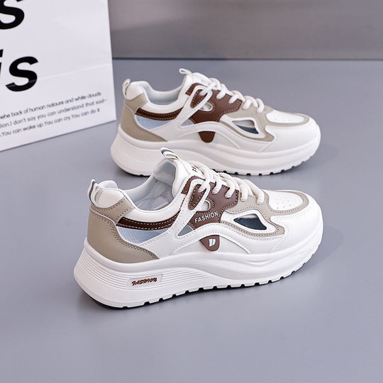 Damen Sportliche Sneakers mit atmungsaktiver Mesh-Oberfläche und modischem Design EB