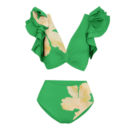 Damen Badeanzug mit schickem Wickelrock EB