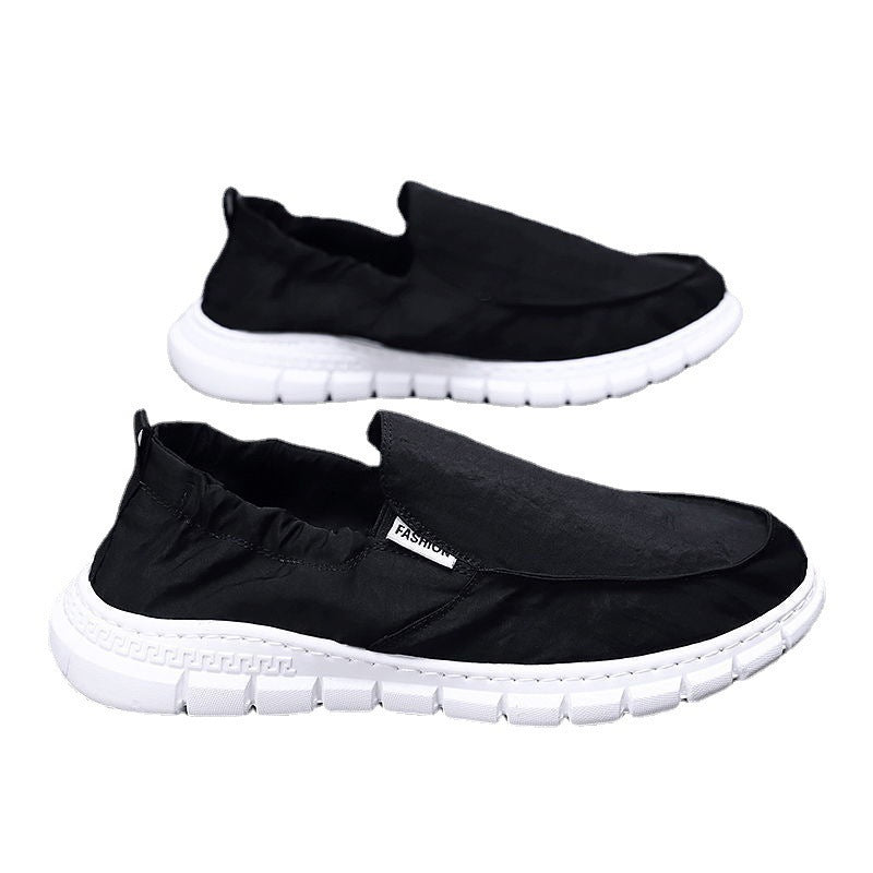 Damen Bequeme Slip-On Sneakers mit elastischem Obermaterial EB