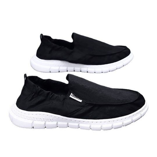 Damen Bequeme Slip-On Sneakers mit elastischem Obermaterial EB