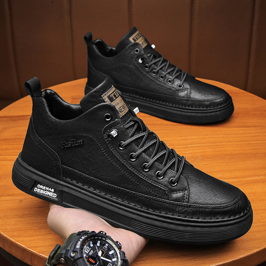 Damen lässige High-Top Sneakers mit rutschfester Sohle und robustem Design EB