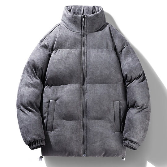 Damen wattierte Überjacke mit hohem Kragen und weichem Innenfutter EB