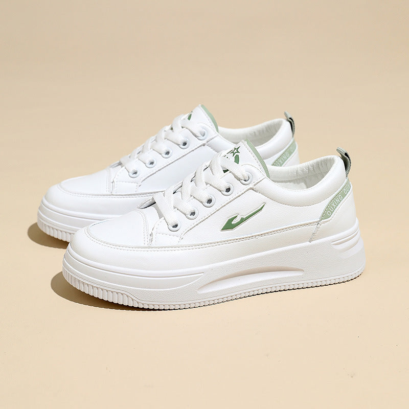 Damen lässige Sneakers mit dämpfendem Fußbett und stylischem Logo EB