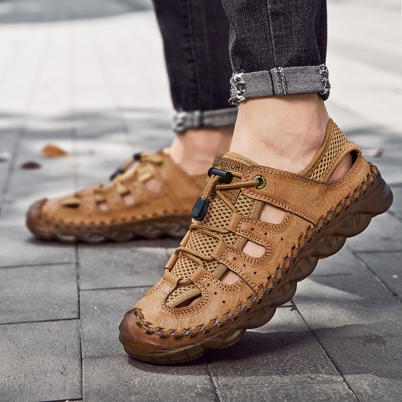 Damen Athletische Sandalen mit atmungsaktivem Netz und rutschfester Sohle EB