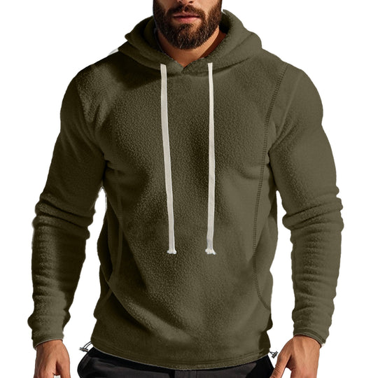 Herren Hochwertiger Fleece-Hoodie mit praktischer Kängurutasche und stylischem Design EB