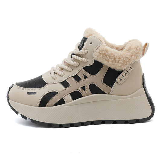 Damen Sneakers mit warmem Fleece-Futter und dämpfender Laufsohle EB