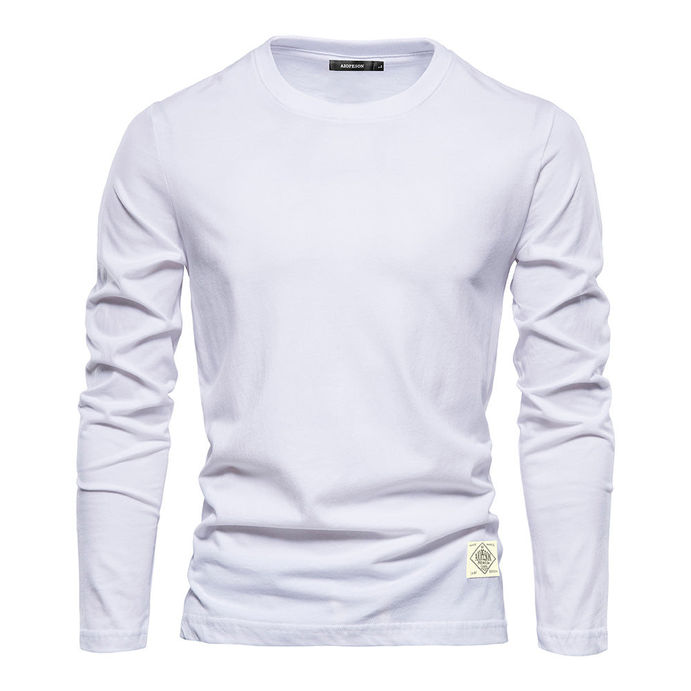 Herren Langarm T-Shirt mit hochwertigem Baumwollmix und modernem Fit EB