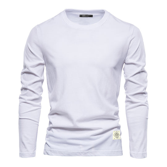 Herren Langarm T-Shirt mit hochwertigem Baumwollmix und modernem Fit EB