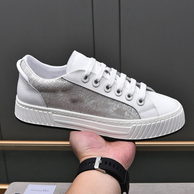 Damen Designer Sneakers mit luxuriösem Obermaterial und rutschfester Sohle EB