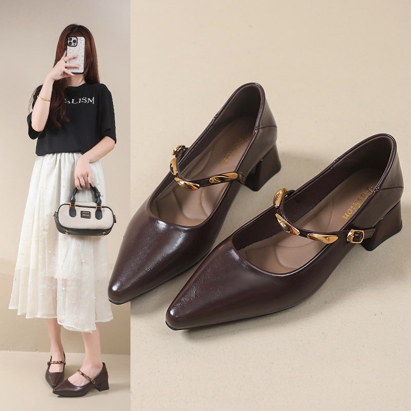 Damen elegante Slingback-Pumps EB