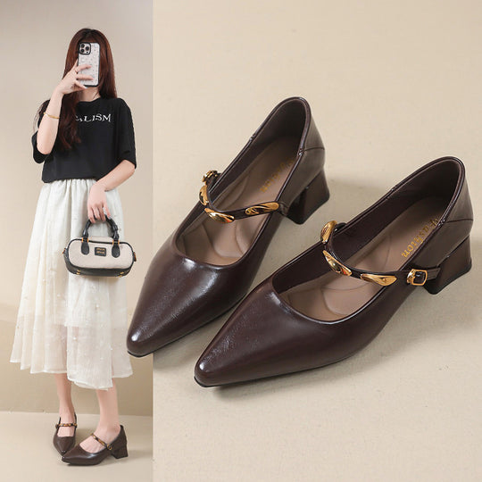 Damen elegante Slingback-Pumps EB