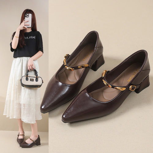 Damen elegante Slingback-Pumps EB