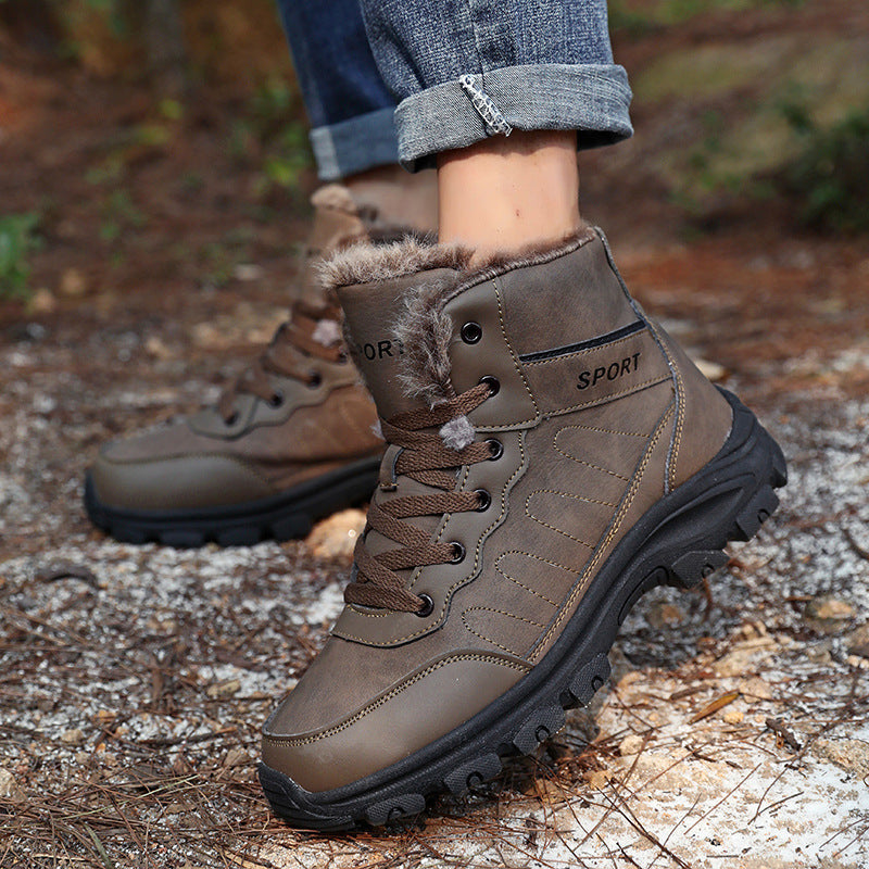 Damen Outdoor-Winterstiefel mit isolierendem Futter und rutschfester Sohle EB