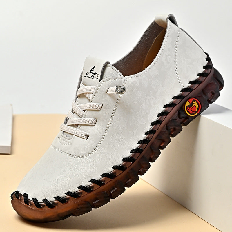Damen Bequeme und modische Sneaker mit Blumenmuster EB