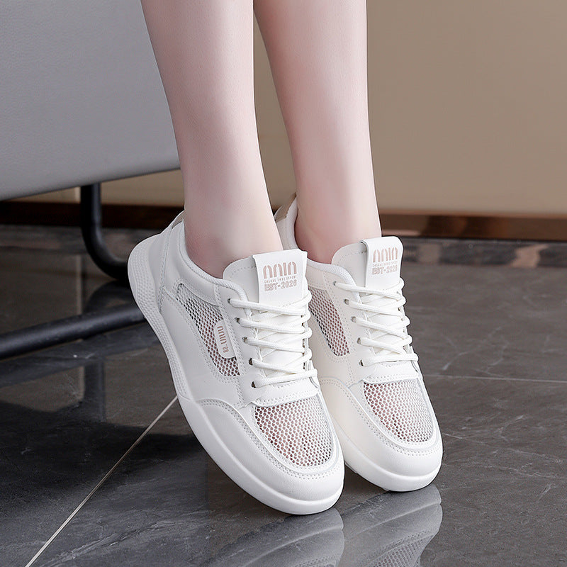 Damen atmungsaktive Freizeitschuhe mit innovativer Netzstruktur und rutschfester Sohle EB