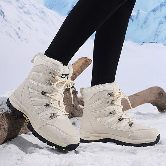 Damen Winterstiefel mit isolierender Fütterung und rutschfester Sohle EB 1759516923