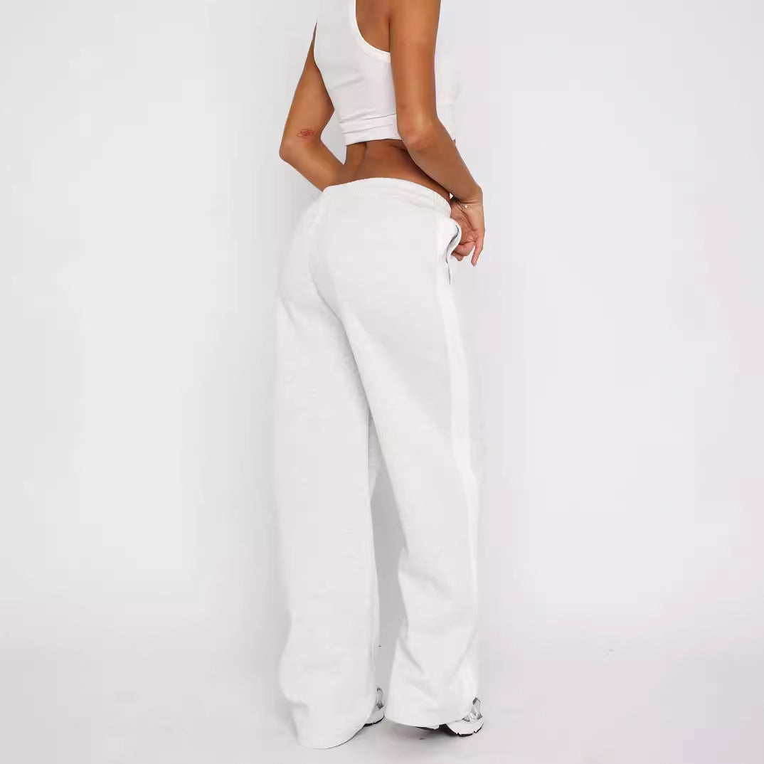 Damen Lässige Freizeithose mit seitlichen Streifen EB
