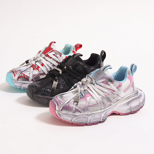 Damen Sportliche Laufschuhe mit atmungsaktiver Mesh-Konstruktion und stabiler Dämpfungstechnologie EB