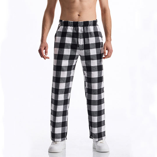 Herren komfortable Karohose EB